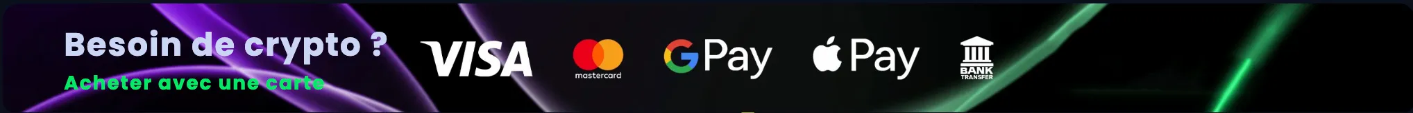 Acheter des cryptos